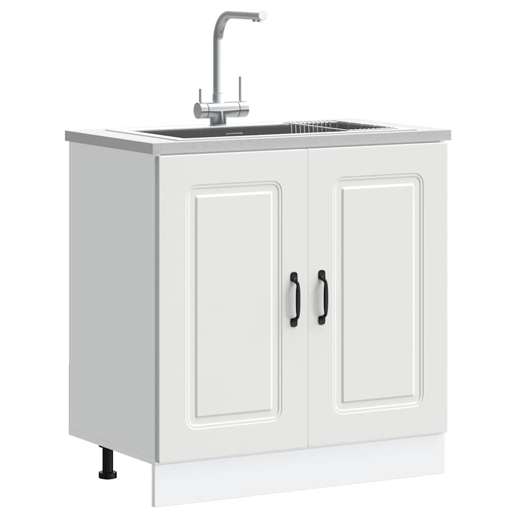 underskab til vask Kalmar 80x46x81,5 cm konstrueret træ hvid