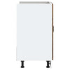 underskab til vask Kalmar 80x46x81,5cm konstrueret træ røget eg