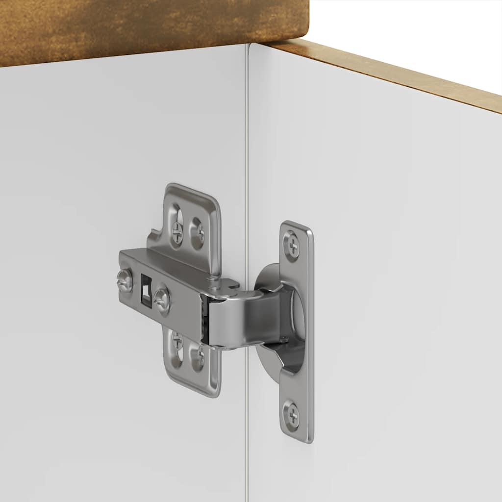 køkkenunderskab Kalmar konstrueret træ røget egetræsfarve