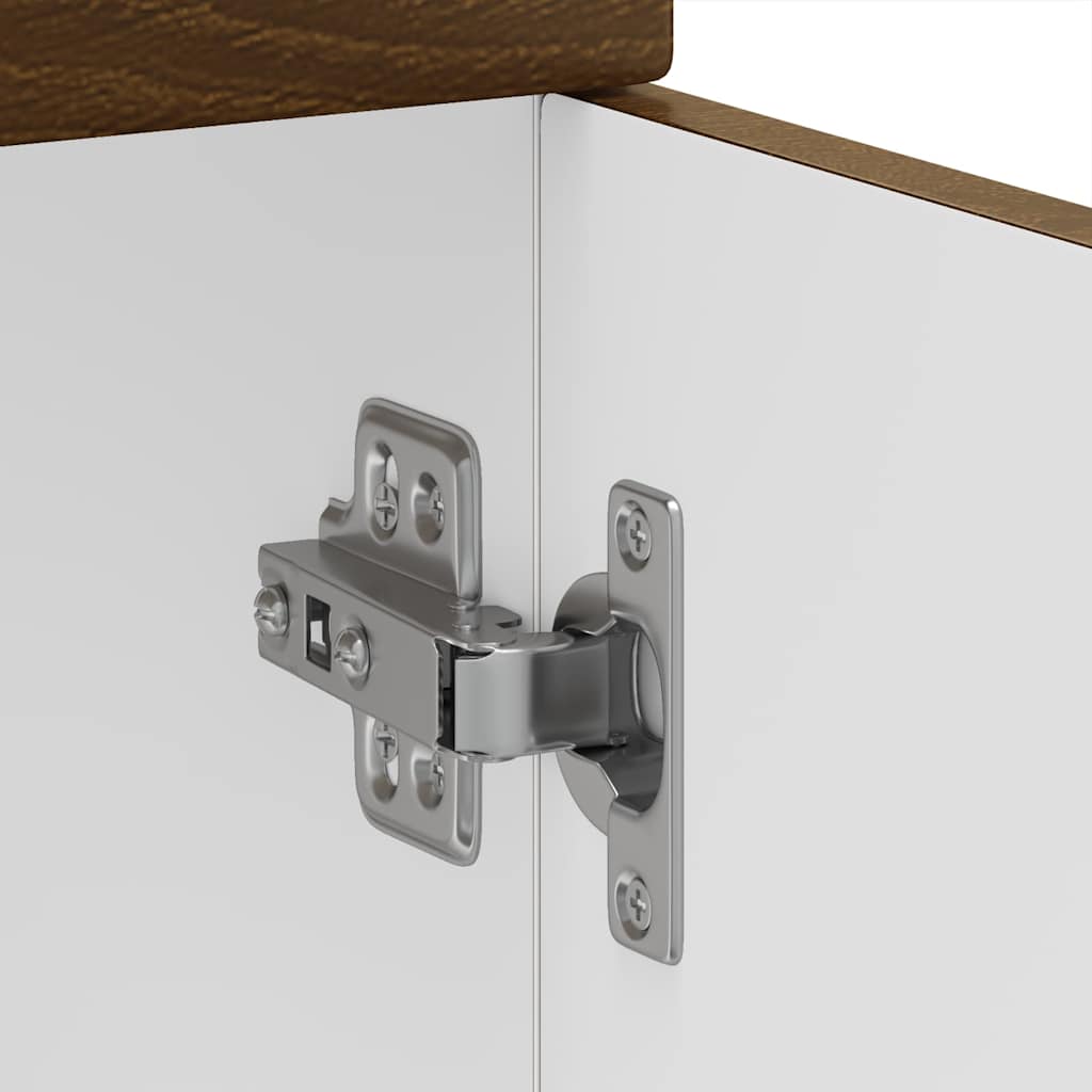 køkkenunderskab Kalmar konstrueret træ brun egetræsfarve