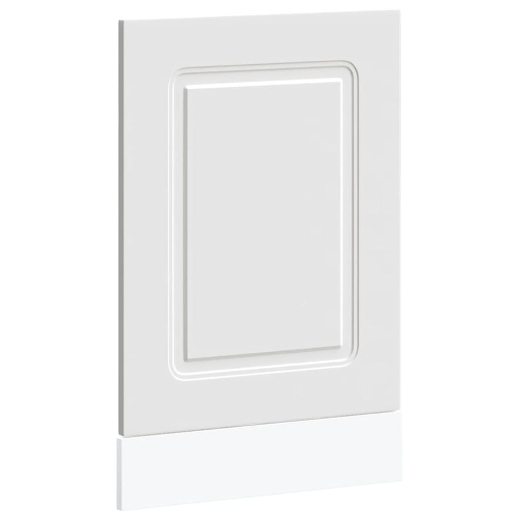låge til opvaskemaskine Kalmar 45x1,5x67cm konstrueret træ hvid