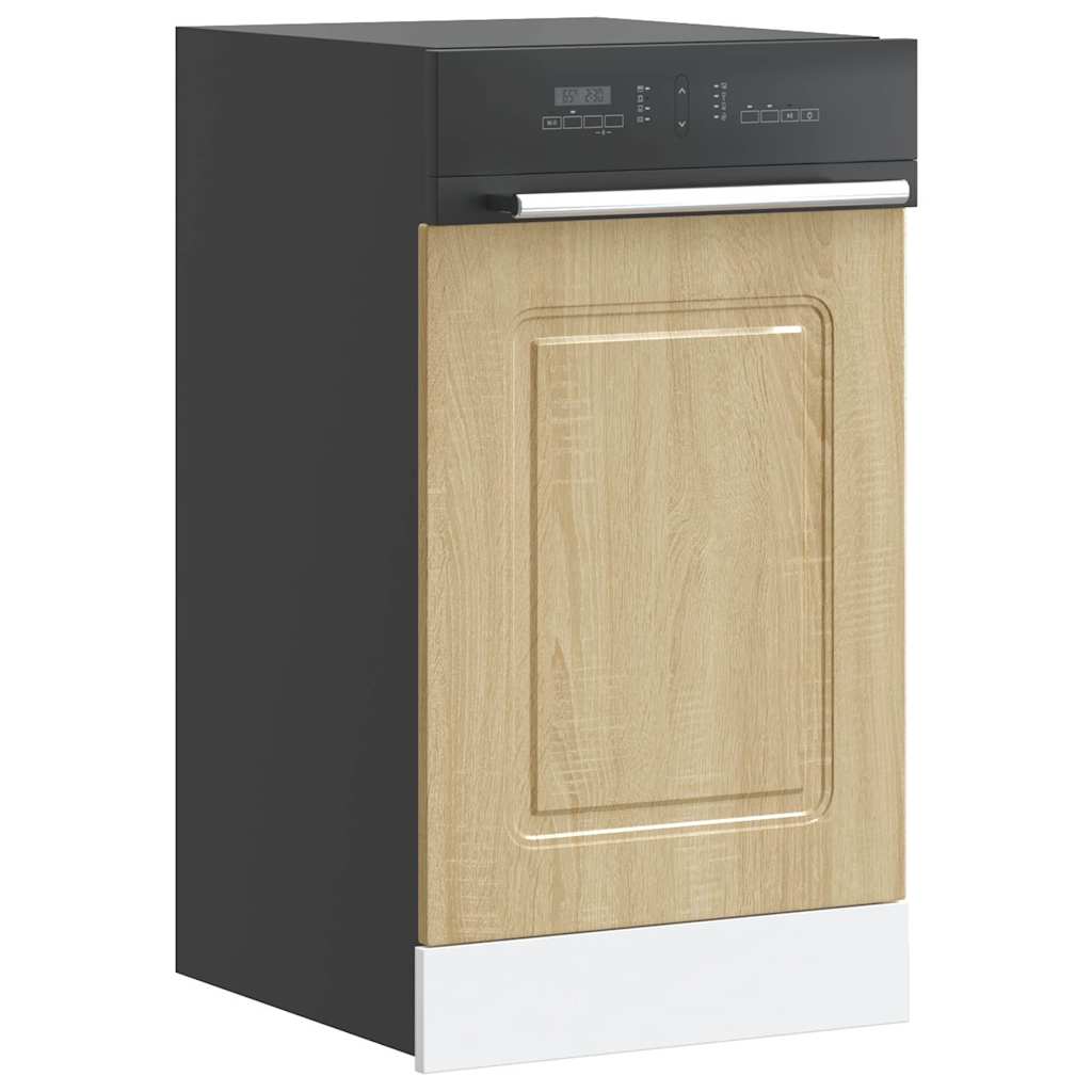 låge til opvaskemaskine Kalmar 45x1,5x67 cm sonoma-eg