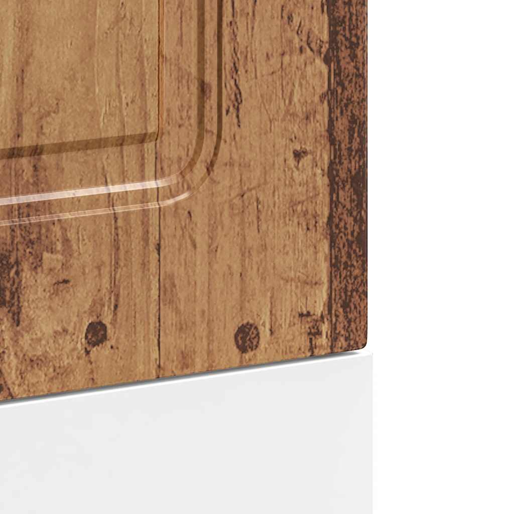 låge til opvaskemaskine Kalmar 45x1,5x67 cm antikt træ