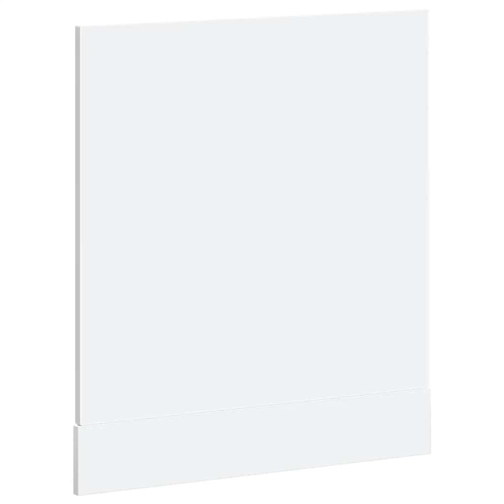 låge til opvaskemaskine Kalmar 60x1,5x67cm konstrueret træ hvid