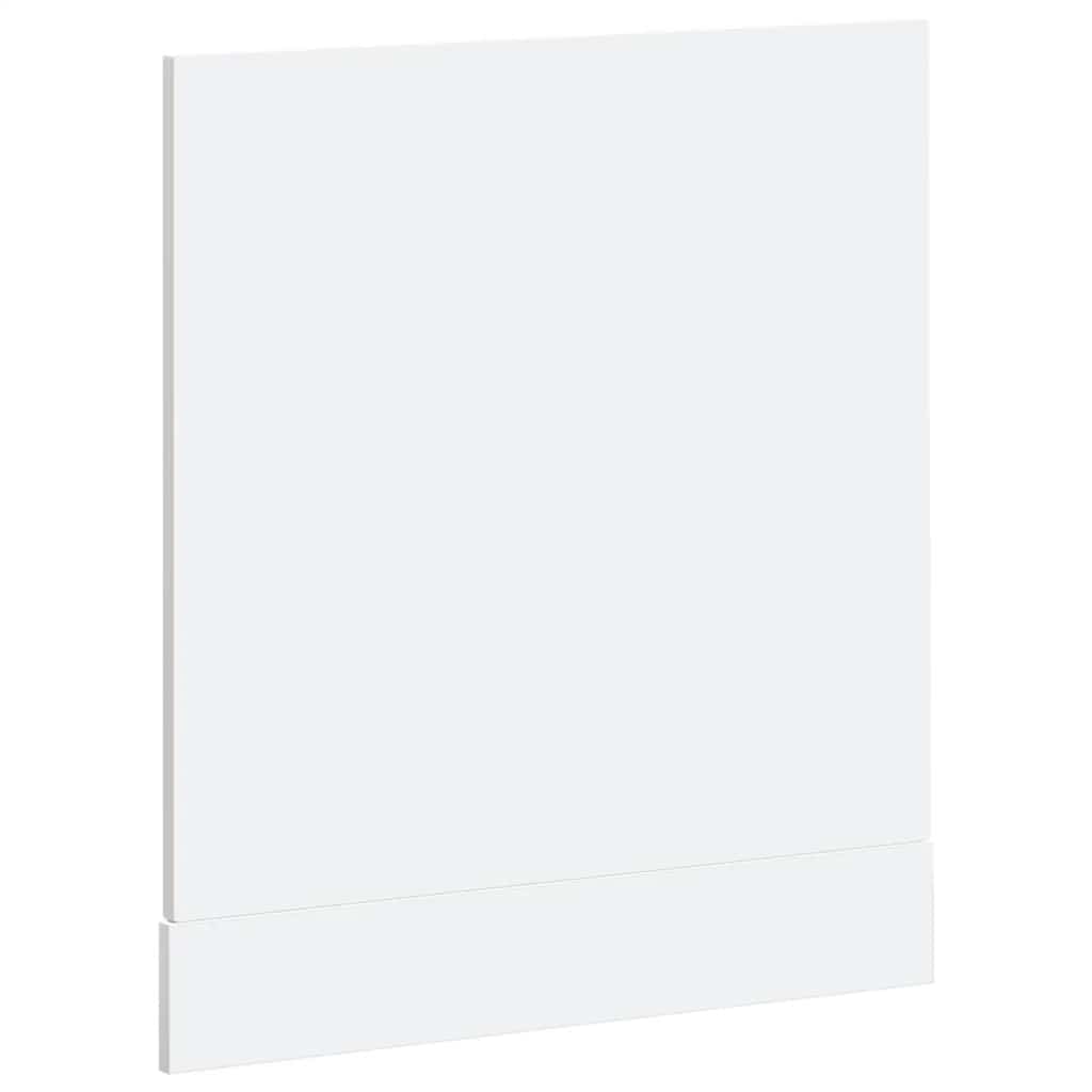 låge til opvaskemaskine Kalmar 60x1,5x67 cm hvid højglans