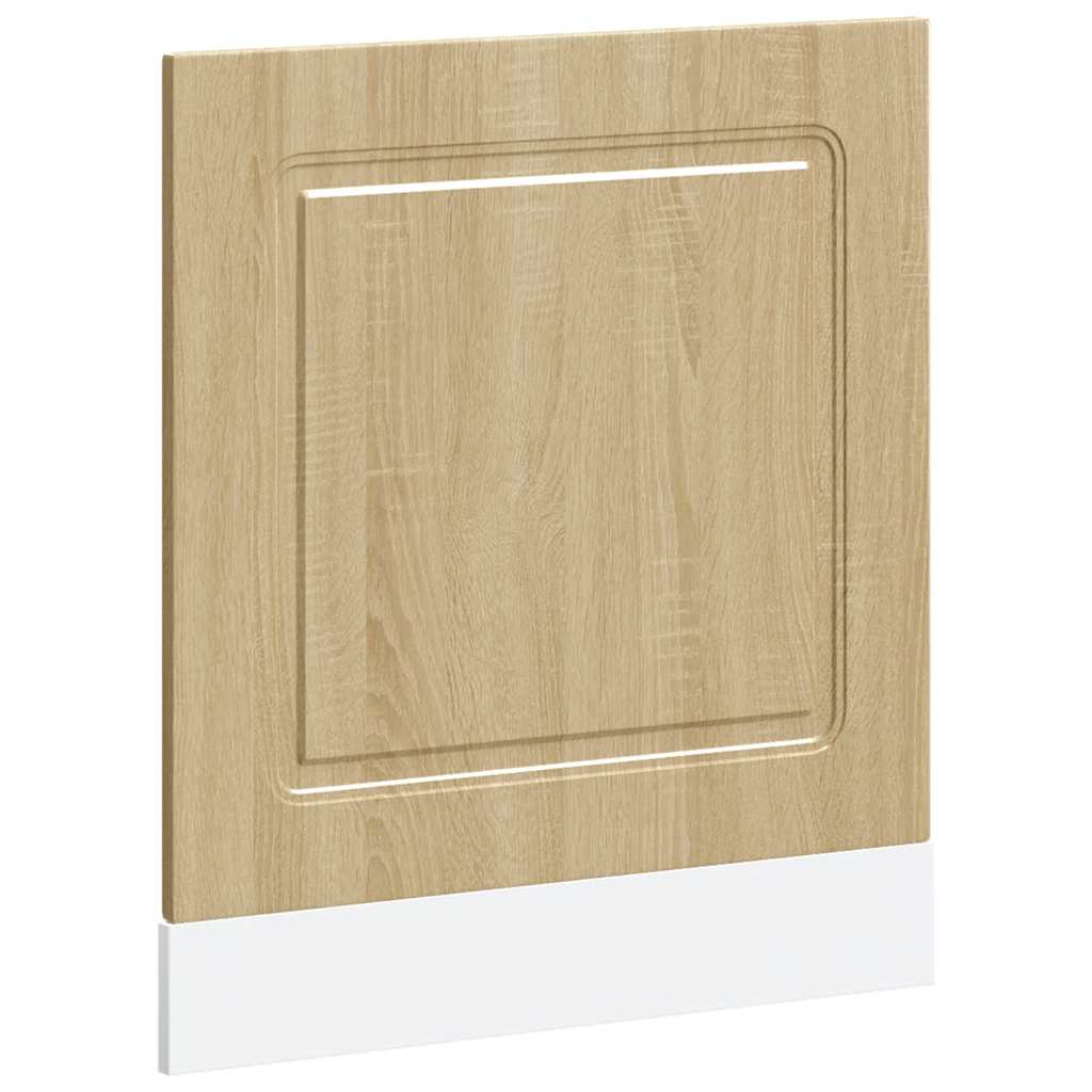 låge til opvaskemaskine Kalmar 60x1,5x67 cm sonoma-eg