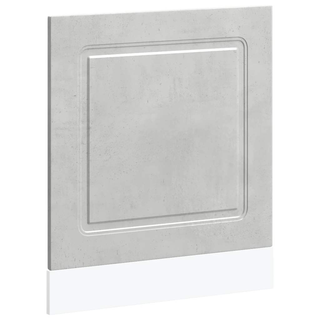 låge til opvaskemaskine Kalmar 60x1,5x67 cm betongrå