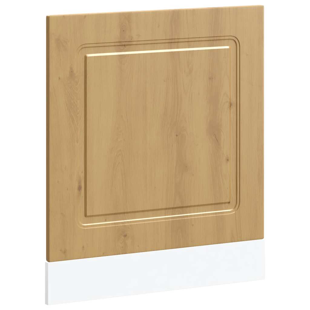 låge til opvaskemaskine Kalmar 60x1,5x67 cm egetræsfarvet