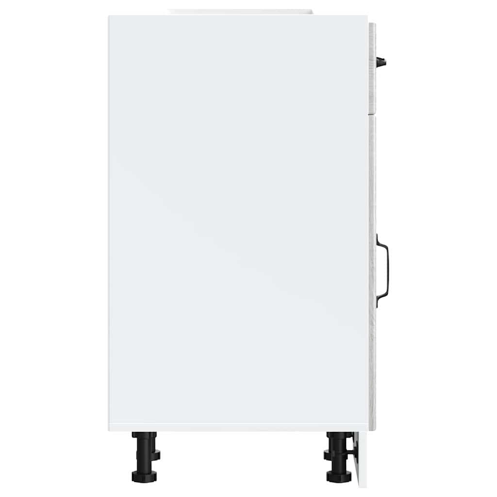 køkkenunderskab Lucca konstrueret træ grå sonoma