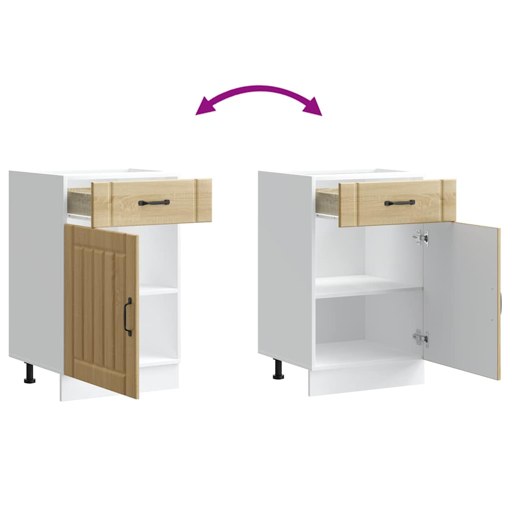 køkkenunderskab Lucca konstrueret træ sonoma-eg