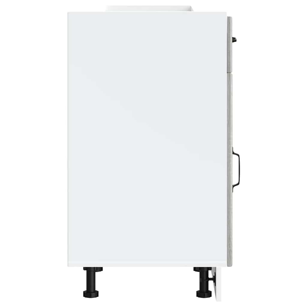 køkkenunderskab Lucca konstrueret træ grå sonoma