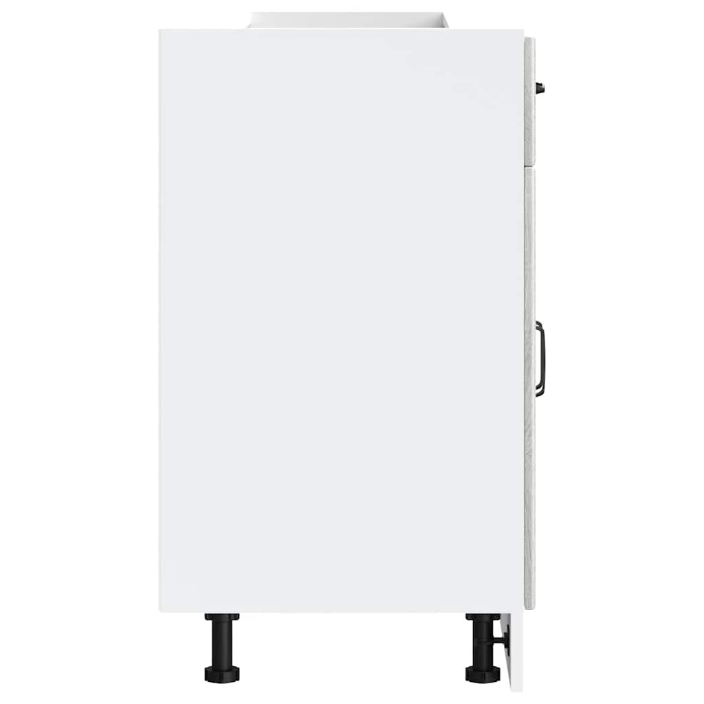 køkkenunderskab Lucca konstrueret træ grå sonoma