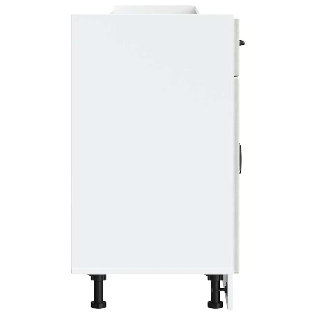 køkkenunderskab Lucca konstrueret træ beton grå