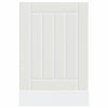 opvaskemaskinepanel Lucca konstrueret træ hvid