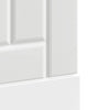 opvaskemaskinepanel Lucca konstrueret træ hvid