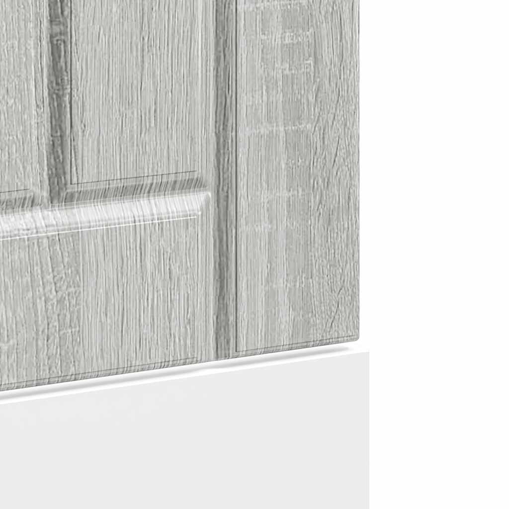 opvaskemaskinepanel Lucca konstrueret træ grå sonoma