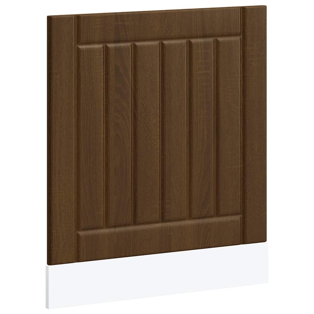 opvaskemaskinepanel Lucca konstrueret træ brun egetræ