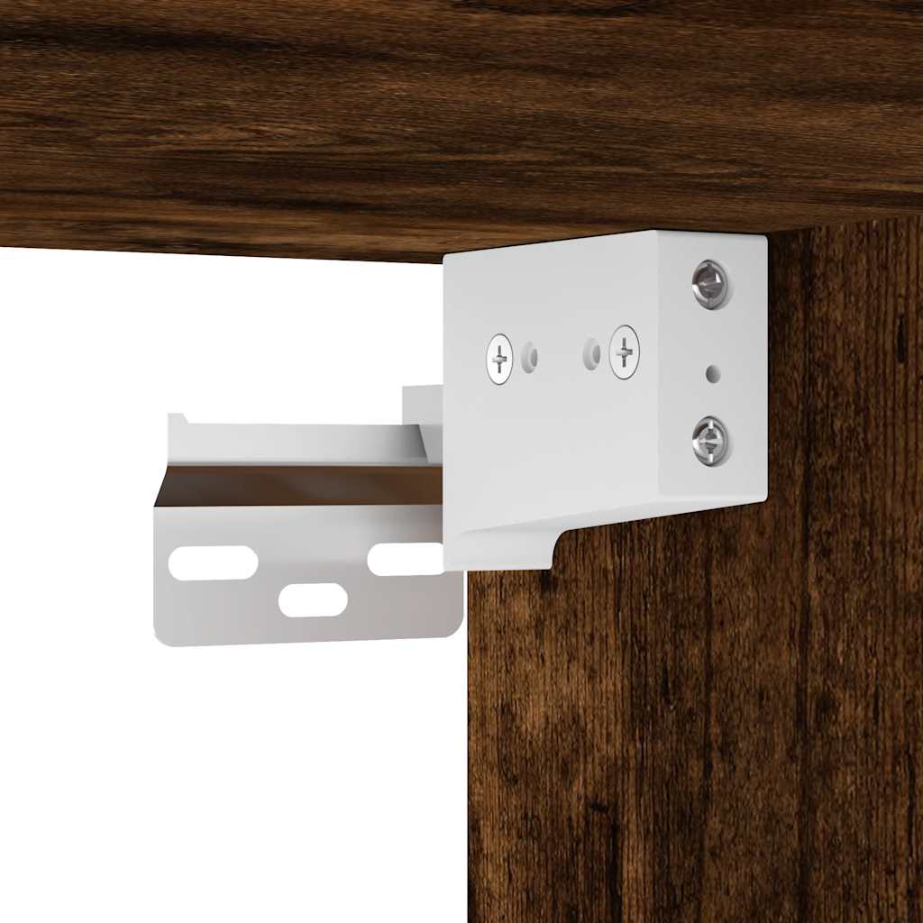 hængeskab "Riga" røget eg 30x29,5x60 cm konstrueret træ