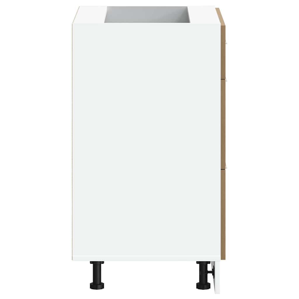 køkkenunderskab konstrueret træ kunsteg