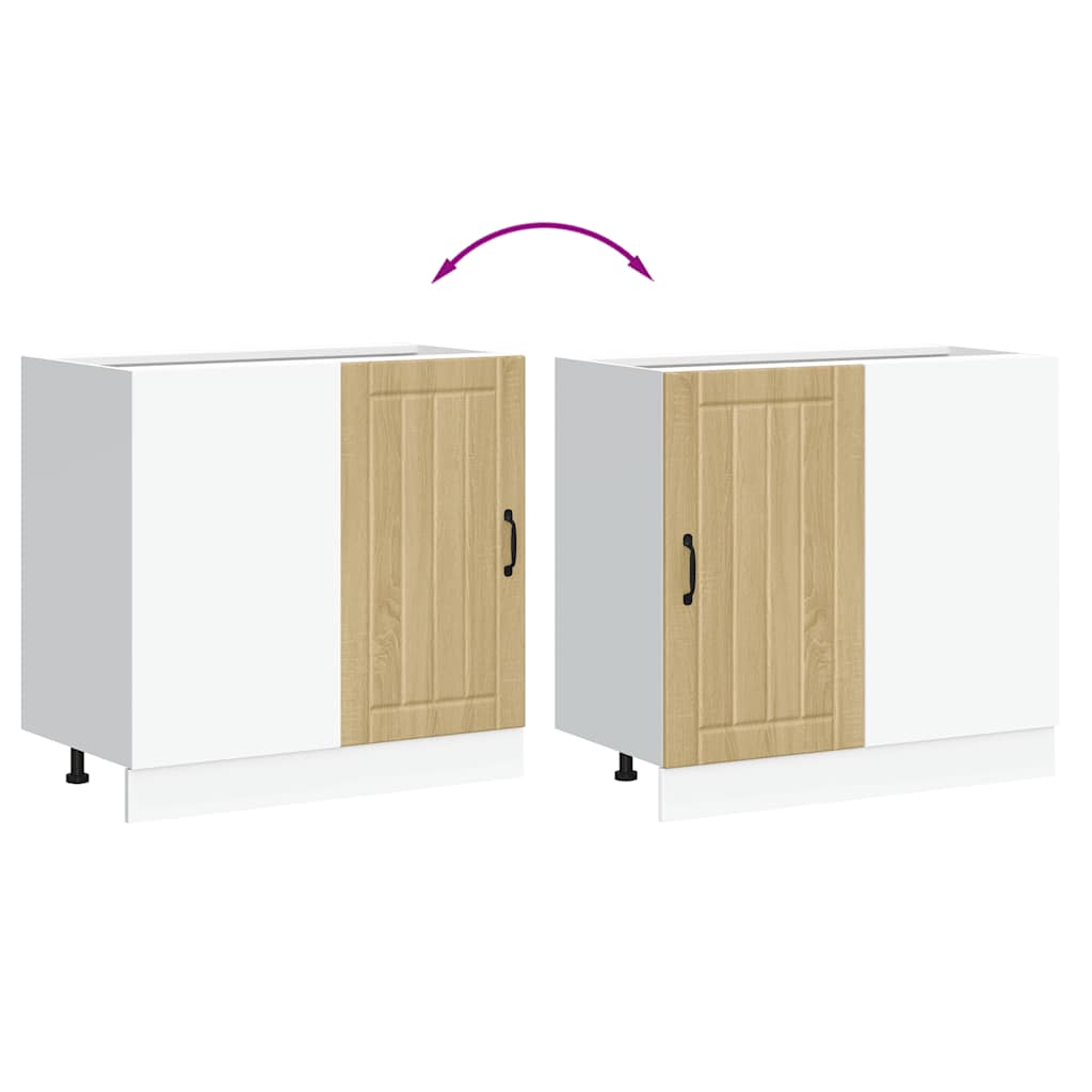 underskab til køkken Lucca konstrueret træ sonoma-eg