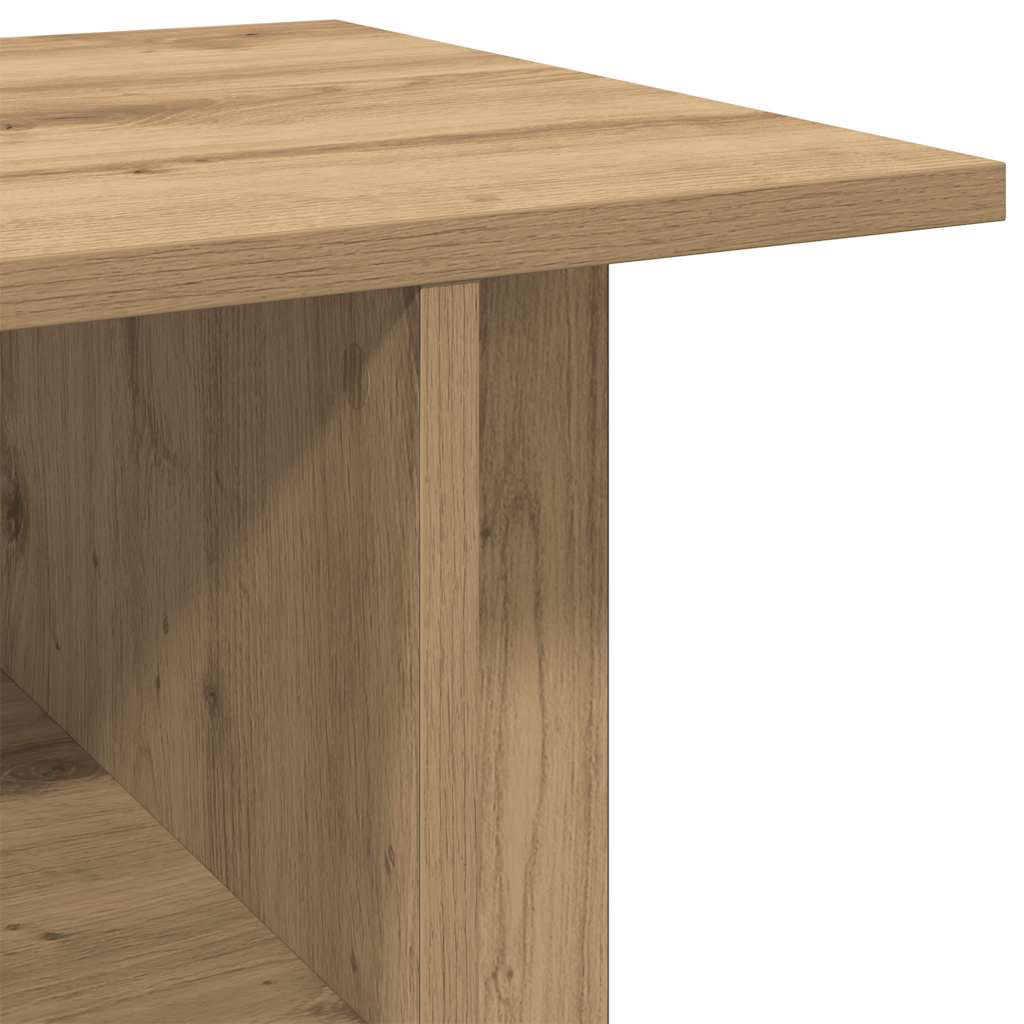 tv-skab med hjul 80x40x45 cm konstrueret træ kunsteg