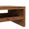 skærmstander 42x24x13 cm konstrueret træ antikt træ