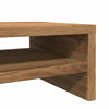skærmstander 42x24x13 cm konstrueret træ egetræ