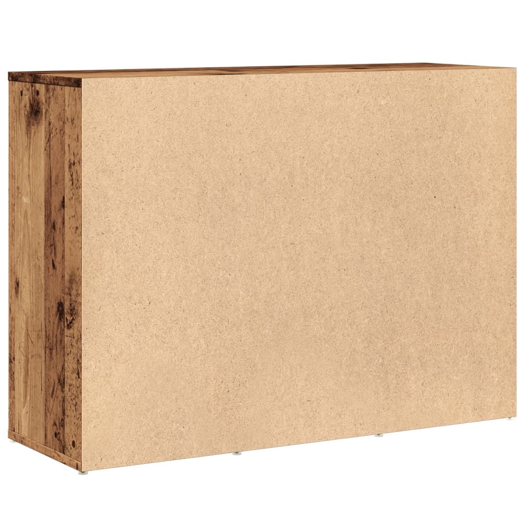 skab 88x30x64 cm konstrueret træ antikt trælook