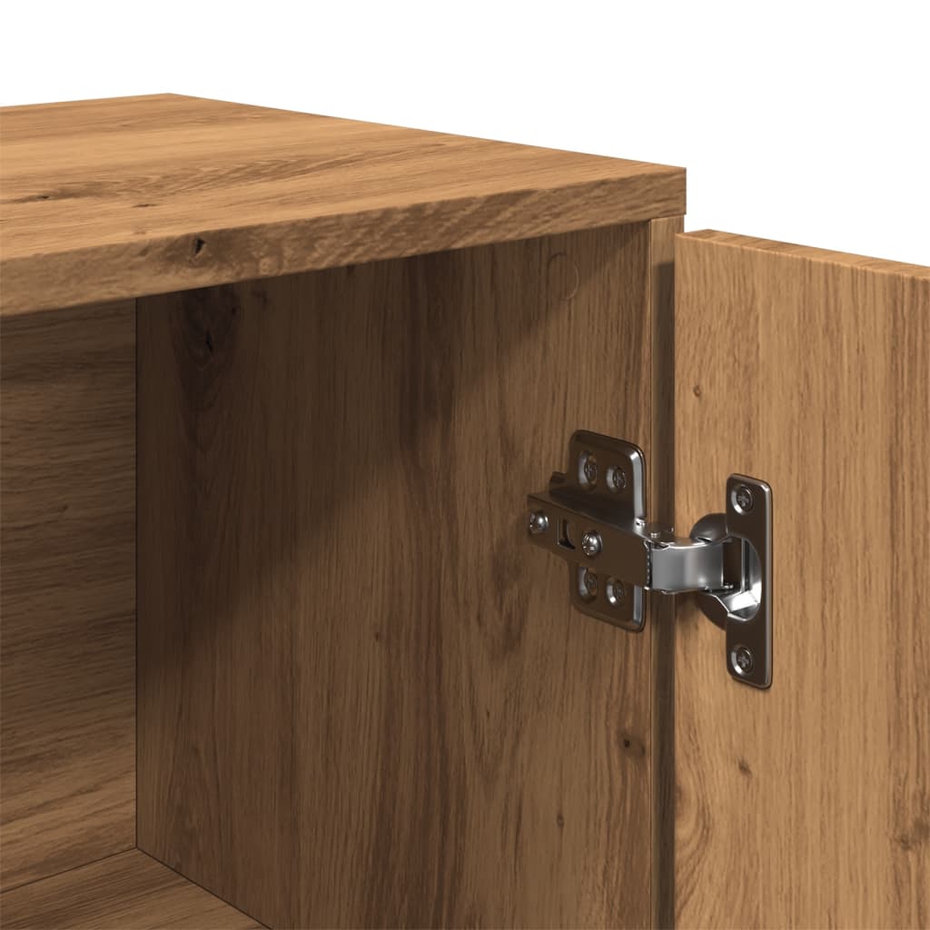 skænk 88x30x64 cm konstrueret træ kunsteg