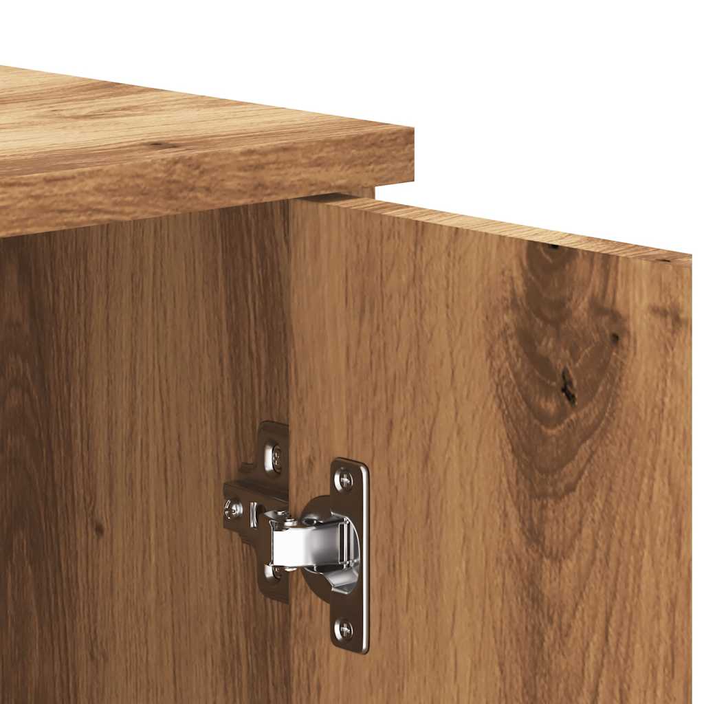 skænk 80x36x75 cm konstrueret træ artisan eg