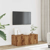 tv-skab 80x34x30 cm konstrueret træ antikt træ