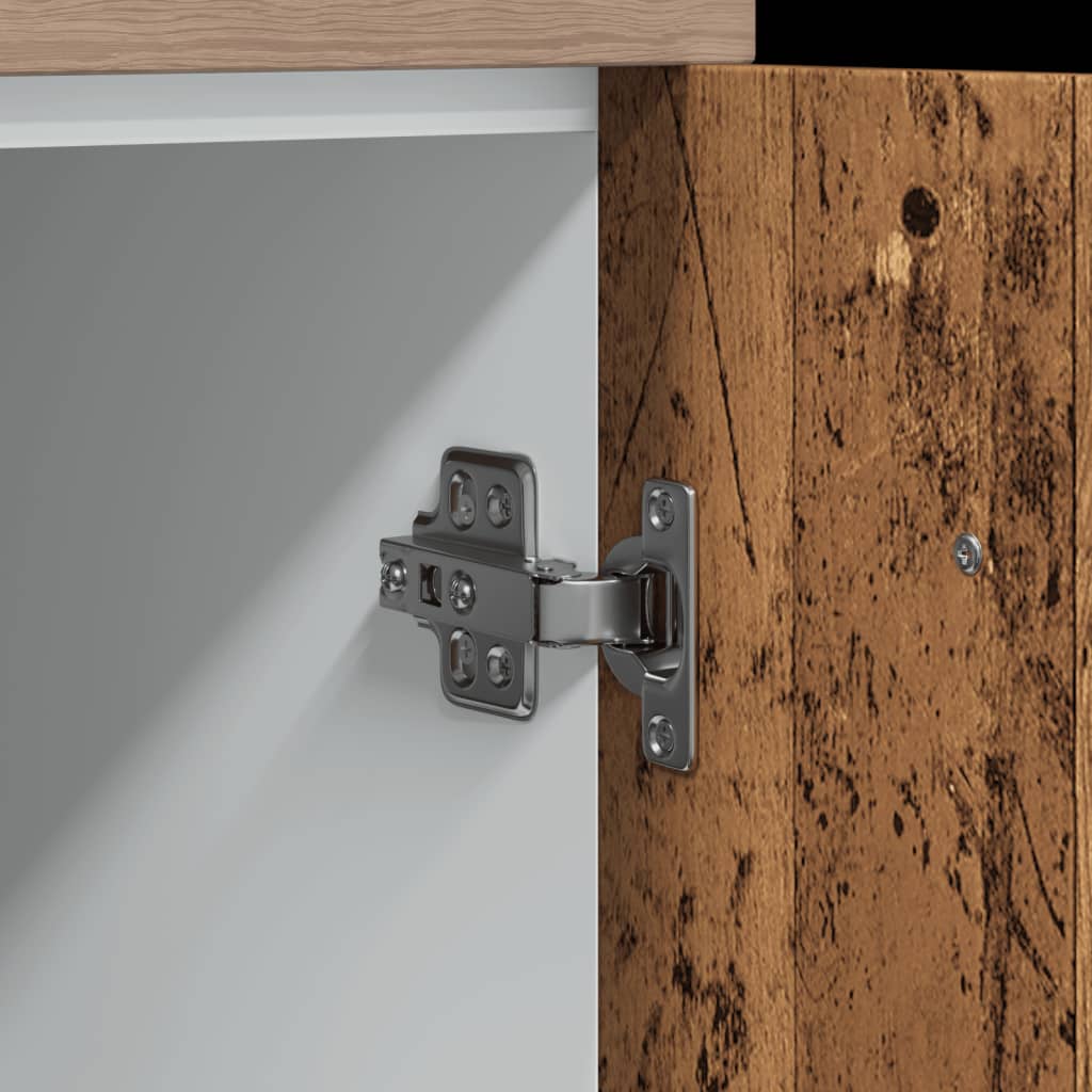 underskab "Lyon" gammelt træ 60x46x81,5 cm konstrueret træ