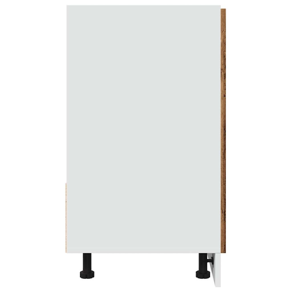 vaskbund "Lyon" gammelt træ 80x46x81,5 cm konstrueret træ