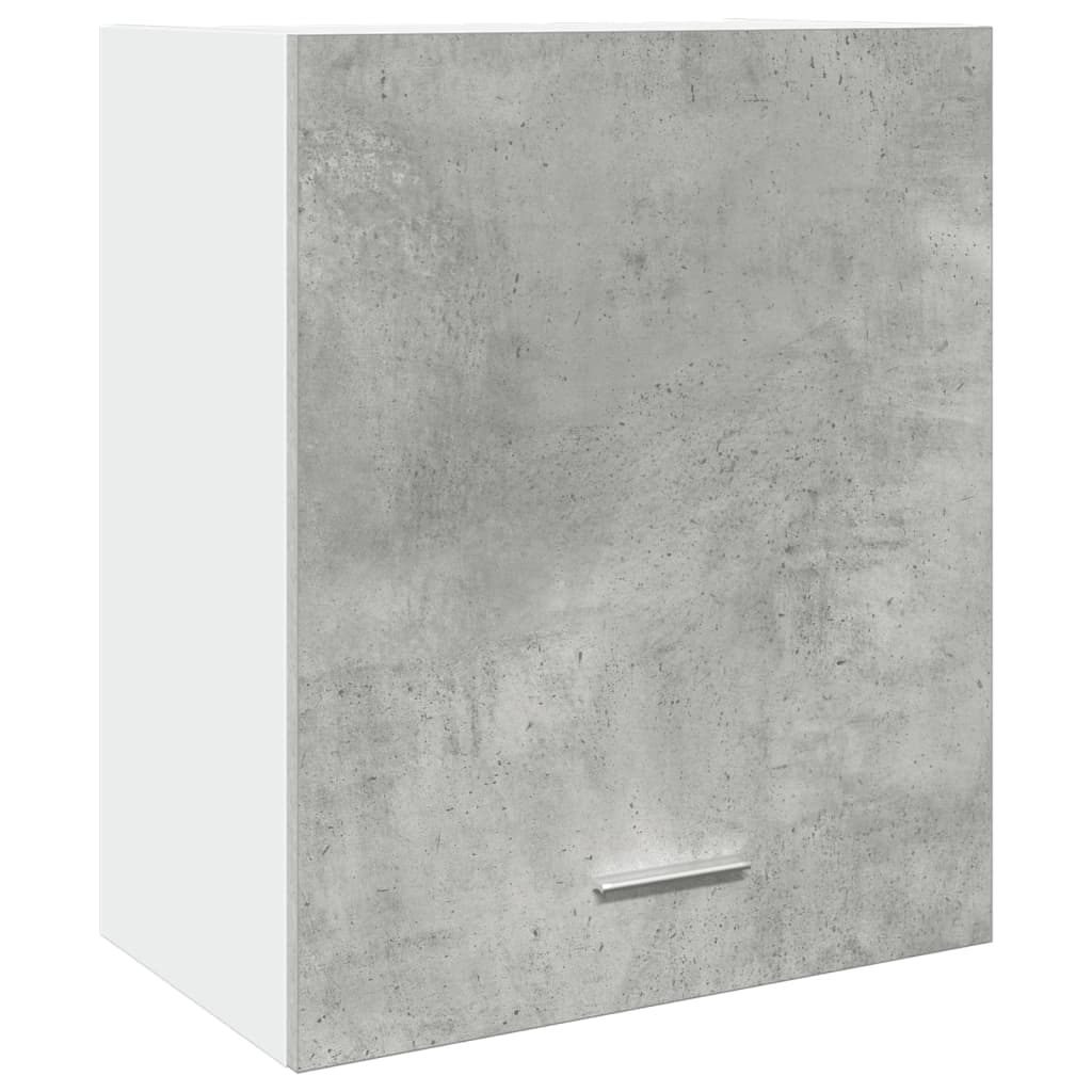 hængeskab "Lyon" betongrå 50x31x60 cm konstrueret træ