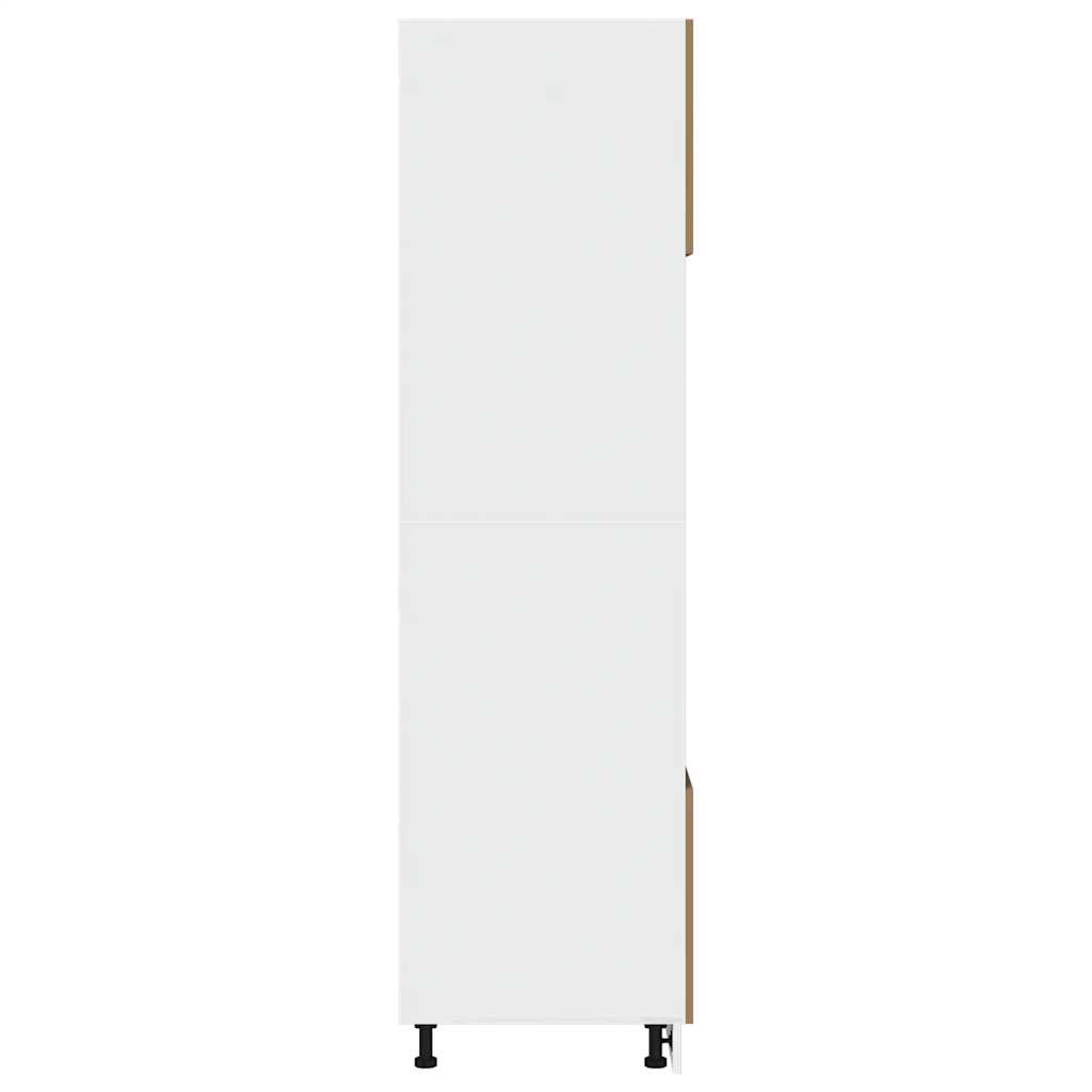 mikrobølgeovnsskab "Lyon" håndlavet eg 60x57x207 cm konstrueret træ