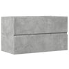 vaskeskab 90x38,5x45 cm konstrueret træ betongrå