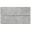 vaskeskab 90x38,5x45 cm konstrueret træ betongrå