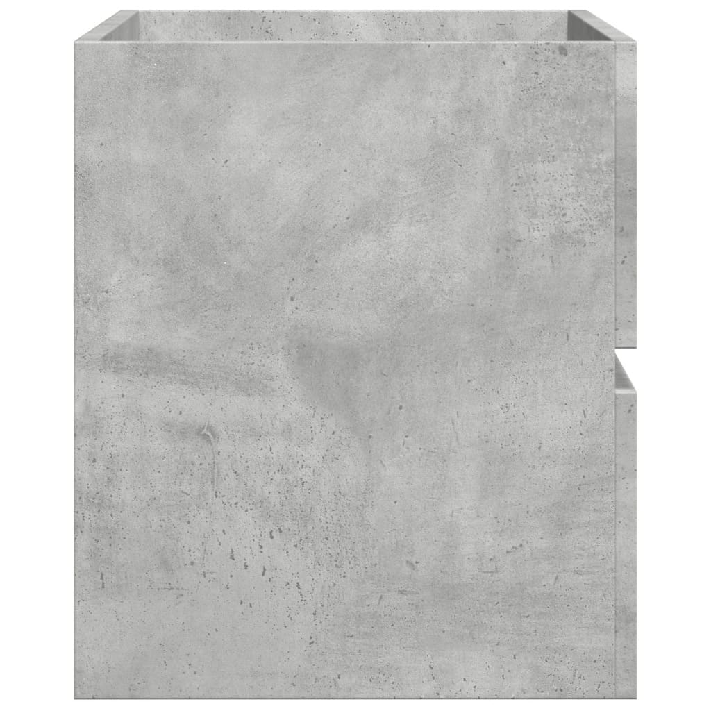vaskeskab 90x38,5x45 cm konstrueret træ betongrå