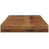 væghylder 4 stk. 40x10x1,5 cm konstrueret træ gammelt træ-look