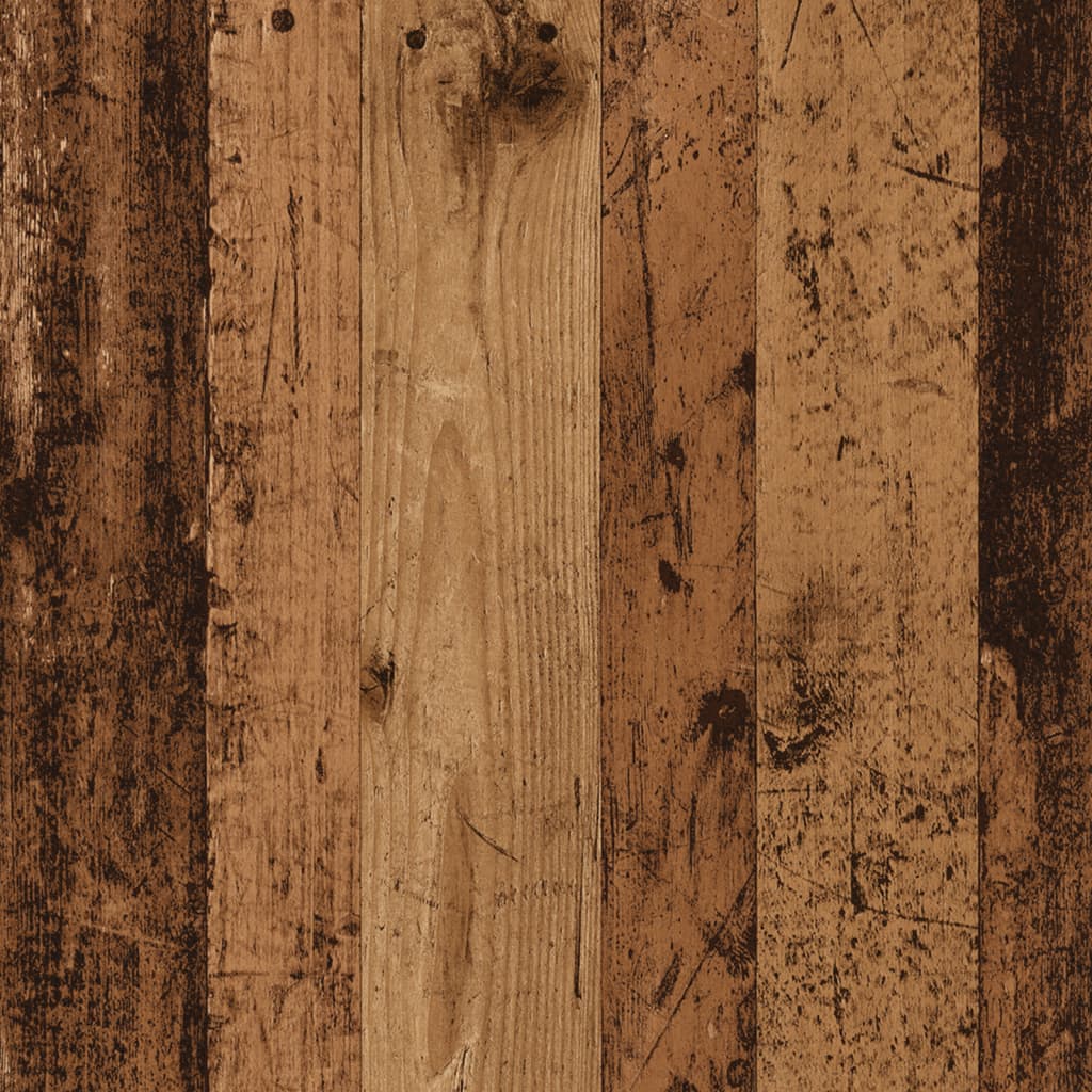 hyldeplader 4 stk. 60x10x1,5 cm konstrueret træ antikt træ