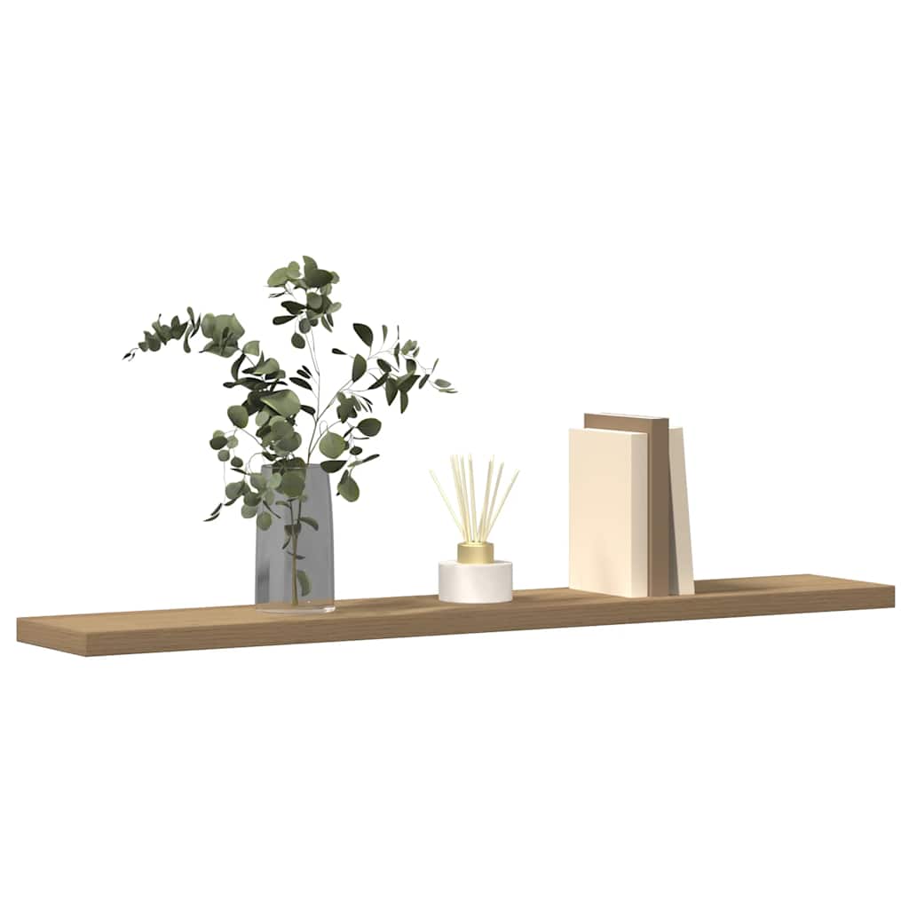 hyldeplader 4 stk. 60x10x1,5 cm konstrueret træ kunsteg