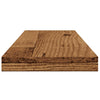 væghylder 4 stk. 60x20x1,5 cm konstrueret træ antikt trælook
