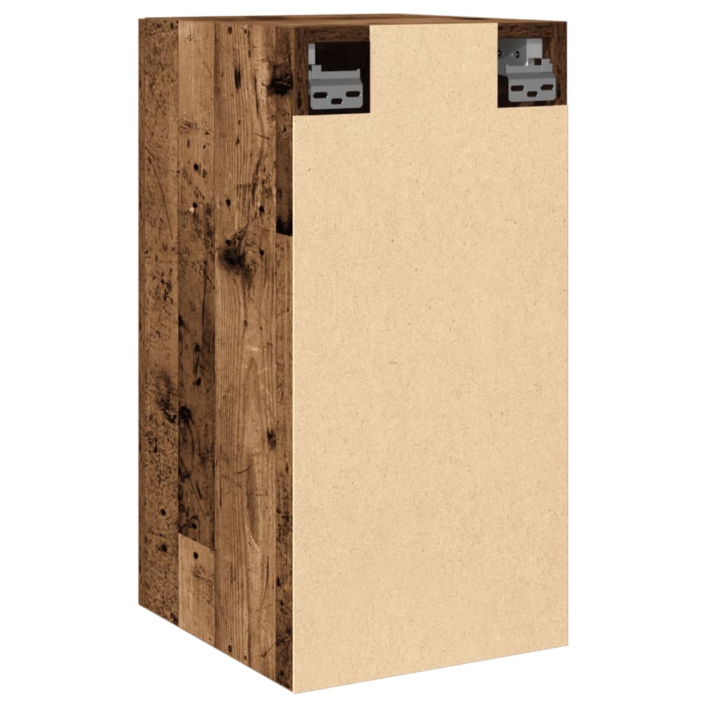 tv-skabe 2 stk. 30,5x30x60 cm konstrueret træ antikt træ
