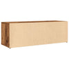 skobænk 105x35x35 cm konstrueret træ antikt trælook