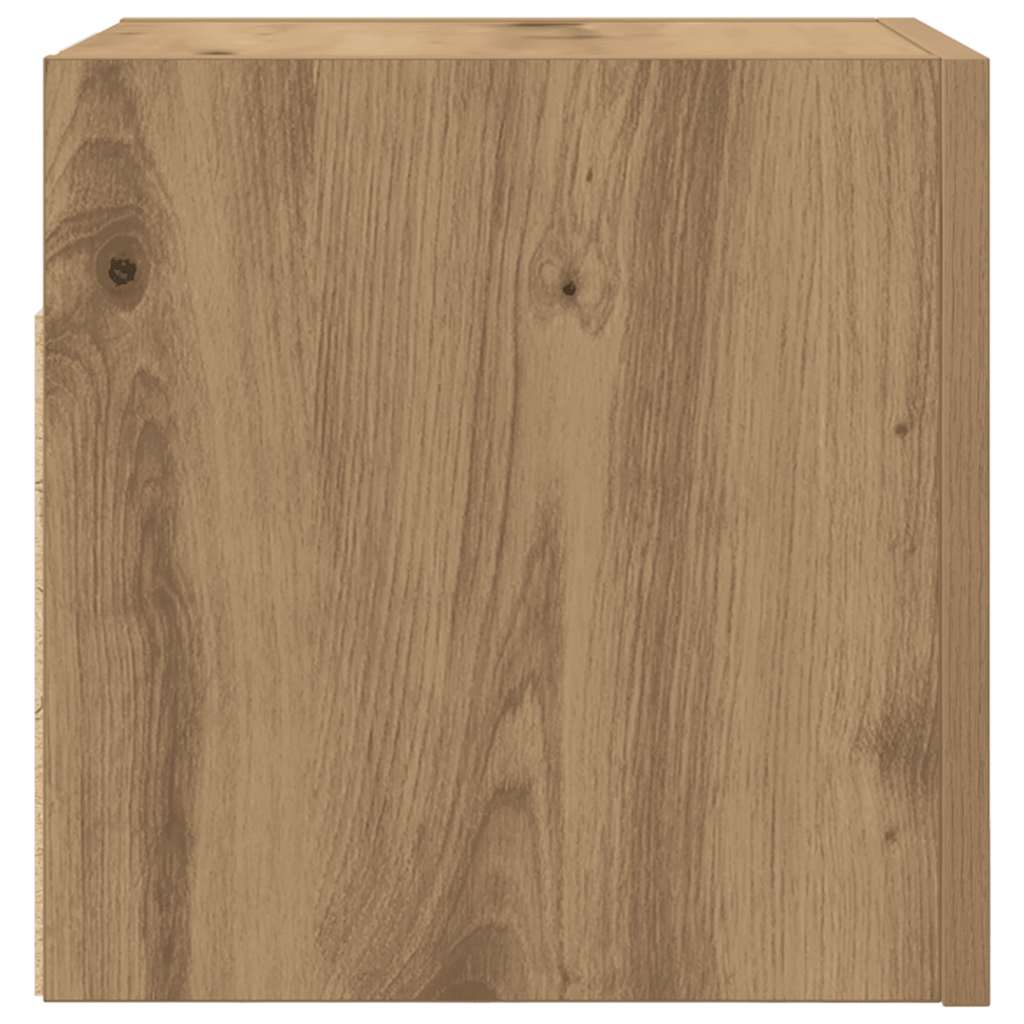 væghængt tv-skabe 2 stk. 30,5x30x30 cm kunsteg
