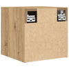 væghængt tv-skabe 2 stk. 30,5x30x30 cm kunsteg