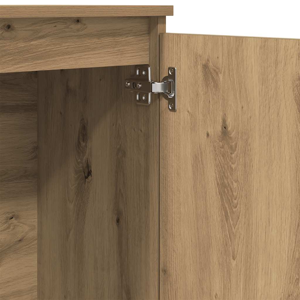 skænk 102x35x70 cm konstrueret træ kunsteg