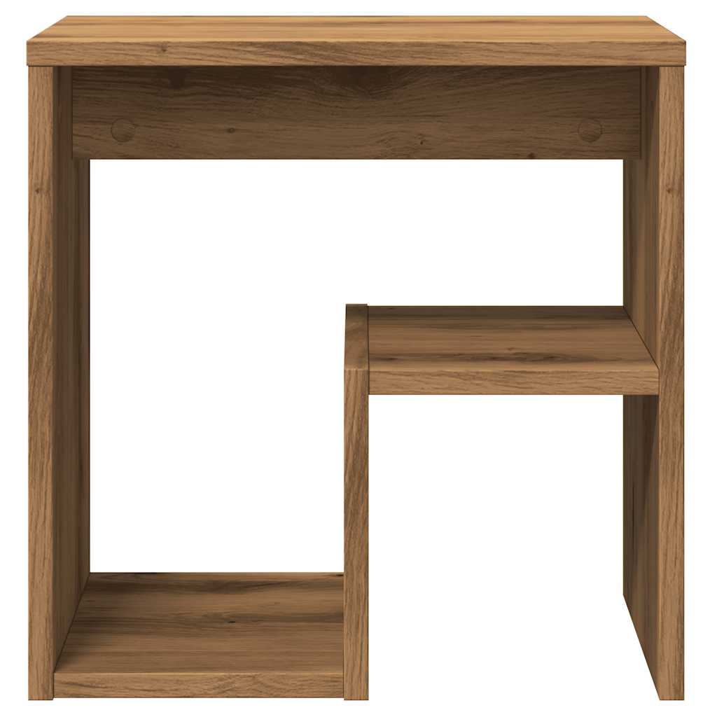 sengebord 40x30x40 cm konstrueret træ kunsteg - Flotthjem