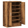 skoskab 60x35x92 cm konstrueret træ antikt eg