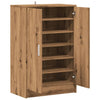 skoskab 60x35x92 cm konstrueret træ kunsteg
